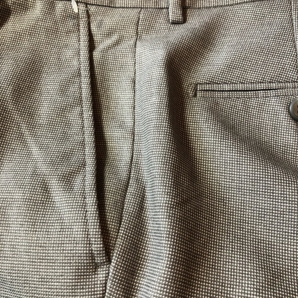 ZNTI8 Zanetti Gray Trousers Dress Slacks W33 L32 - Picture 10 of 11